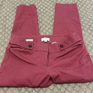 LOFT Dark Red Trousers